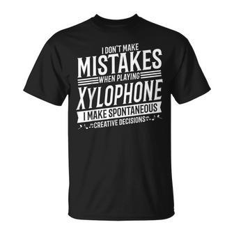 Xylophone Player Musical Instrument Xylophone T-Shirt | Mazezy