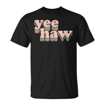 Yeehaw Howdy Space Cowgirl Unisex T-Shirt | Mazezy DE