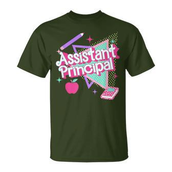 Assistant Principal 90S Retro Pink Style Christmas T-Shirt - Monsterry UK