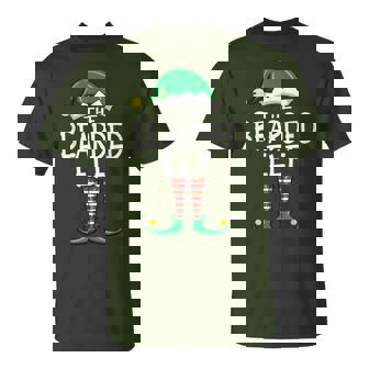 Bearded Elf Matching Group Christmas Pajama For Family T-Shirt - Thegiftio