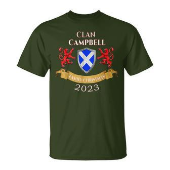 Campbell Family Christmas 2023 Scottish Clan T-Shirt | Mazezy