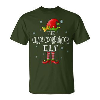 The Chaos Coordinator Elf Squad Matching Christmas T-Shirt - Thegiftio UK