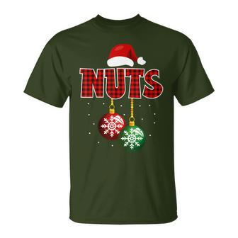 Chest Nuts Christmas T Matching Couples Chestnuts T-Shirt | Mazezy
