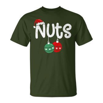 Chest Nuts Couple Christmas Pajama Chestnuts Xmas Men T-Shirt - Monsterry UK