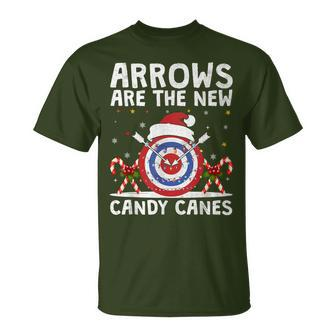 Christmas Archery Archer Bow Hunting Hunter Holiday T-Shirt | Mazezy