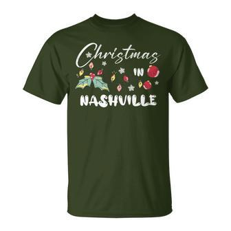 Christmas In Nashville Family Reunion Trip 2023 Matching T-Shirt | Mazezy AU