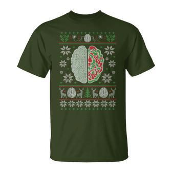 Christmas Have Yourself A Brainy Christmas And A Neuro T-Shirt - Seseable