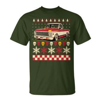 Classic Antique Pickup Truck Vintage Ugly Sweater T-Shirt | Mazezy