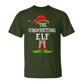 The Crocheting Elf Christmas Matching Family Pajama Costume T-Shirt - Monsterry AU