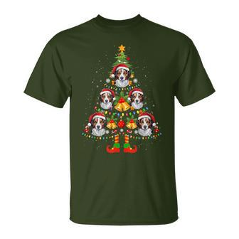 Danish Swedish Farmdog Christmas Tree Xmas Dog Lover T-Shirt | Mazezy