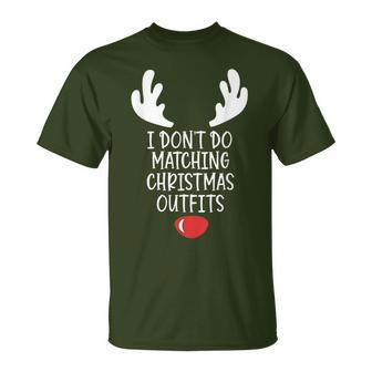I Don't Do Matching Christmas Outfits But I Do Couple Xmas T-Shirt - Seseable