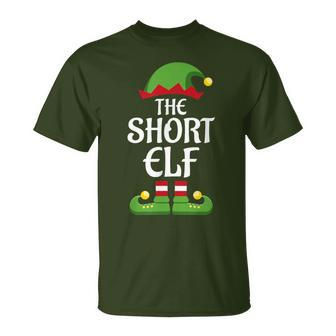 Short Elf Family Matching Group Christmas T-Shirt - Seseable