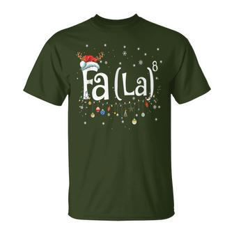 Fa La8 Christmas Santa Fa La Math T-Shirt - Monsterry AU