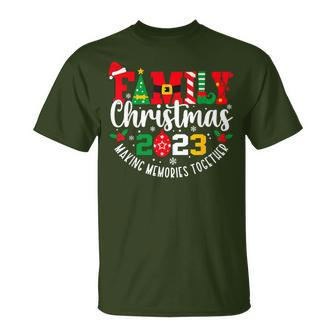 Family Christmas 2023 Making Memories Together Matching T-Shirt | Mazezy