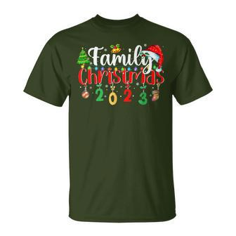 Family Christmas 2023 Matching Oufits Xmas Santa Elf Squad T-Shirt | Mazezy