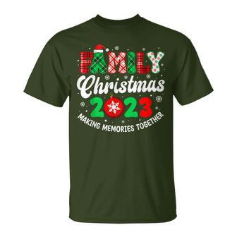 Family Christmas 2023 Matching Squad Xmas Santa Elf T-Shirt | Mazezy
