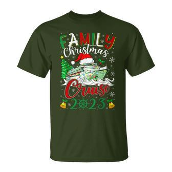 Family Christmas Cruise 2023 Xmas Squad Cruising Lover T-Shirt | Mazezy