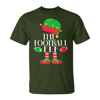 The Football Elf Christmas Party Pajama Costume T-Shirt - Monsterry