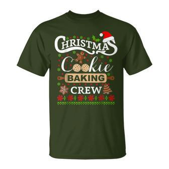 Cookie Exchange Team Xmas Christmas Baking Crew T-Shirt | Mazezy UK