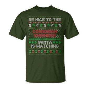 For Corrosion Engineer Corrosion Engineer Ugly Sweater T-Shirt | Mazezy