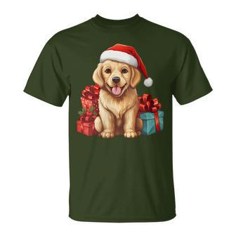Hamiltonstovare Christmas Cute Dog Puppy Lovers T-Shirt | Mazezy