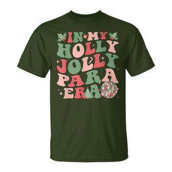 In My Holly Xmas Jolly Para Era Retro Christmas Jolly Para T-Shirt - Thegiftio UK