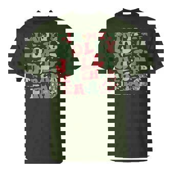 In My Holly Xmas Jolly Teacher Era Christmas Teacher Vibes T-Shirt - Thegiftio