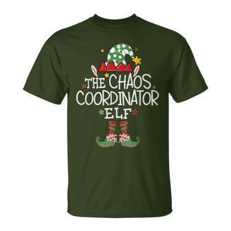 I'm The Chaos Coordinator Elf Christmas Matching Elf T-Shirt - Monsterry CA