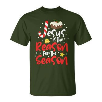 Jesus Is The Reason For The Season Christmas Holiday T-Shirt | Mazezy