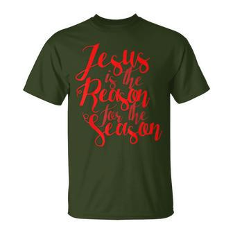 Jesus Is The Reason For The Season For Christmas T-Shirt | Mazezy