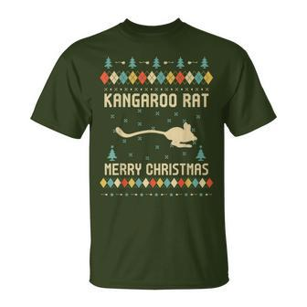 Kangaroo Rat Ugly Christmas Sweater Vintage Retro T-Shirt | Mazezy