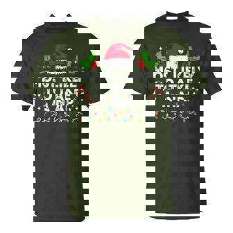 Most Likely To Take A Nap Family Christmas Matching T-Shirt | Seseable CA