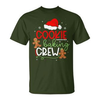 Merry Christmas Cookie Baking Crew Ginger Santa Pajamas Xmas T-Shirt - Monsterry AU