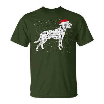 Merry Xmas Estonian Hound Dog Christmas T-Shirt | Mazezy