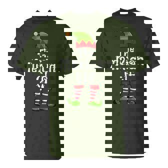 The Mexican Elf Matching Family Group Christmas Party Pajama T-Shirt - Monsterry