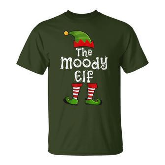The Moody Elf Matching Family Group Christmas Party Pajama T-Shirt - Monsterry