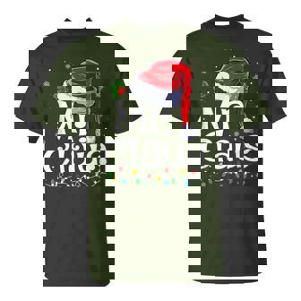 Mr And Mrs Claus Couples Matching Christmas Pajamas Santa T-Shirt - Seseable