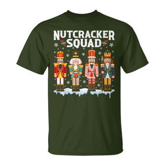 Nutcracker Squad Holiday Christmas Xmas Pajama T-Shirt - Seseable
