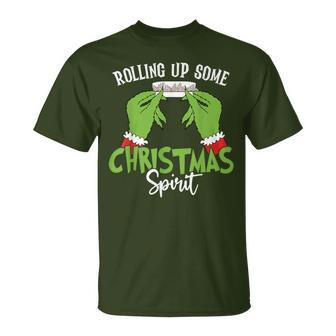 Rolling Up Some Christmas Spirit Christmas Tree Cakes Snack T-Shirt - Monsterry