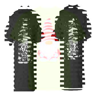 Sassy Gnome Christmas Pajamas Matching Family Group T-Shirt - Thegiftio