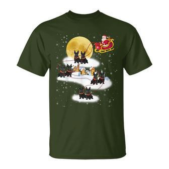 Scottish Terrier Reindeer Christmas 2019 Dog T-Shirt | Mazezy