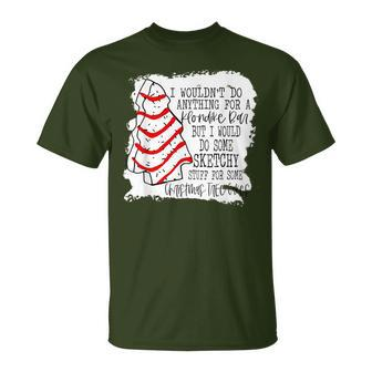 Sketchy Stuff For Some Christmas Tree Cakes Classic T-Shirt - Monsterry