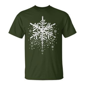 Snowflake Winter Matching Family Christmas T-Shirt - Monsterry AU