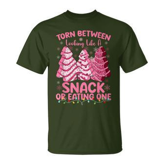 Torn Between Looking Like A Snack Or Eating One Christmas T-Shirt | Mazezy