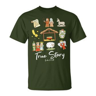 True Story Nativity Christmas Jesus Faith Based Christmas T-Shirt - Monsterry AU