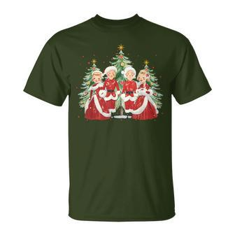 White Christmas Movie 1954 Xmas Song Holiday Pajamas Retro T-Shirt - Monsterry DE