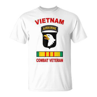 101St Airborne Division Vietnam Veteran Combat Paratrooper Unisex T-Shirt | Mazezy