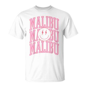 Preppy Varsity Pink Malibu California For Women N Girls  Unisex T-Shirt