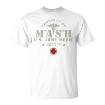 4077 4077Th Army Military Hospital T-shirt - Thegiftio UK