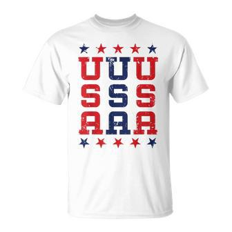 4Th Of July Celebration Independence America Flag Vintage Unisex T-Shirt - Monsterry